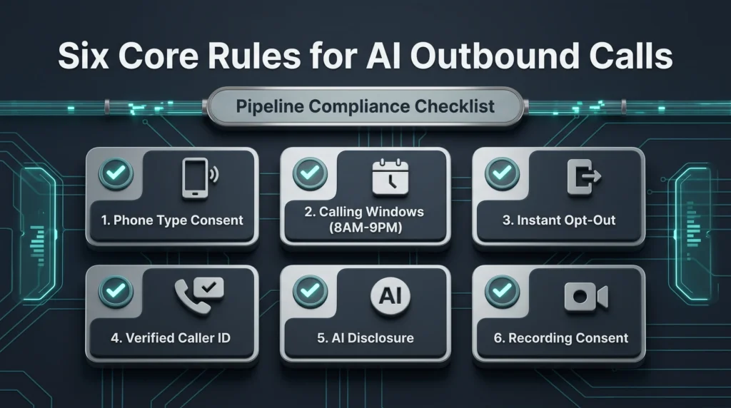 six core rules of AI outbound calls